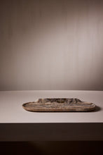 Load image into Gallery viewer, Matthew Fisher M.FISHER Stone Carved Marble Brown Designer Home Decor Accessory Sculpture Tray