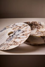 Load image into Gallery viewer, Matthew Fisher M.FISHER Marble Brown White Blue Container Vase Vessel Decor Home Decorative