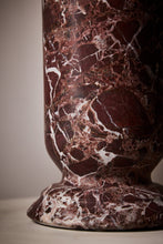 Load image into Gallery viewer, Matthew Fisher M.FISHER Stone Carved Marble Large Red Column Vase Luxury Designer Candle Holder