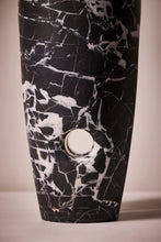 Load image into Gallery viewer, Matthew Fisher M.FISHER Carved Marble Black White Side Table Furniture Stone Decorative Sculpture