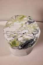 Load image into Gallery viewer, Matthew Fisher M.FISHER Marble Green White Black Gray Side Table Furniture Stone Decorative Accessory