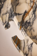 Load image into Gallery viewer, Matthew Fisher M.FISHER Carved Marble Stone Large White Bowl Tray home Decor Decorative Sculpture