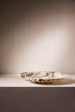 Load image into Gallery viewer, Matthew Fisher M.FISHER Carved Marble Stone Large White Bowl Tray home Decor Decorative Sculpture