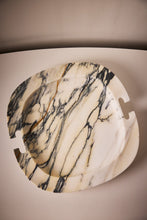 Load image into Gallery viewer, Matthew Fisher M.FISHER Carved Marble Stone Large White Bowl Tray home Decor Decorative Sculpture