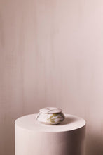 Load image into Gallery viewer, M. Fisher Stone Container Pocket Decorative Marble Linge Vert Green White 1