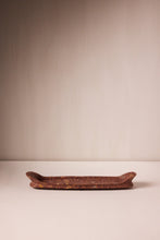 Load image into Gallery viewer, Rustic wooden tray on a beige background