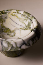 Load image into Gallery viewer, Matthew Fisher M.FISHER Stone Carved Marble Bowl Green White Black Designer Decorative Home decor 

