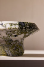 Load image into Gallery viewer, Matthew Fisher M.FISHER Stone Carved Marble Bowl Green White Black Designer Decorative Home decor 

