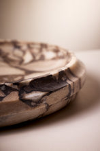 Load image into Gallery viewer, Matthew Fisher M.FISHER Carved Marble Large Brown Tray Bowl Stone Designer Decorative home decor

