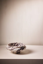 Load image into Gallery viewer, Matthew Fisher M.FISHER Stone Carved Marble Large Calacatta Viola White Red Purple Bowl Decorative 

