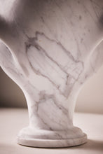 Load image into Gallery viewer, Matthew Fisher M.FISHER Stone Carved Marble Leather Large White Vase Home Decor Decorative Sculpture

