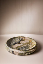 Load image into Gallery viewer, Matthew Fisher M.FISHER Carved Marble Large Green Tray Bowl Stone Designer Decorative home decor

