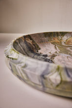 Load image into Gallery viewer, Matthew Fisher M.FISHER Carved Marble Large Green Tray Bowl Stone Designer Decorative home decor

