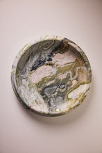 Load image into Gallery viewer, Matthew Fisher M.FISHER Carved Marble Large Green Tray Bowl Stone Designer Decorative home decor

