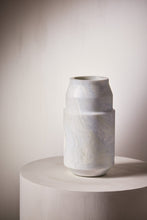 Load image into Gallery viewer, Matthew Fisher M.FISHER Stone Carved Marble Small Blue Green Vase Vessel Home Decor Decorative 

