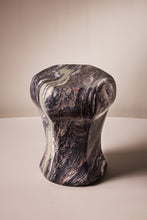 Load image into Gallery viewer, Matthew Fisher M.FISHER Marble Purple Red White Side Table Furniture Stone Decorative Home Decor

