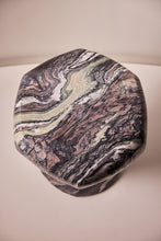 Load image into Gallery viewer, Matthew Fisher M.FISHER Marble Purple Red White Side Table Furniture Stone Decorative Home Decor

