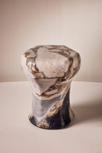 Load image into Gallery viewer, Matthew Fisher M.FISHER Marble Blue Brown White Side Table Furniture Stone Decorative Home Decor 

