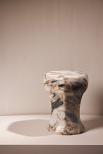 Load image into Gallery viewer, Matthew Fisher M.FISHER Marble Blue Brown White Side Table Furniture Stone Decorative Home Decor 

