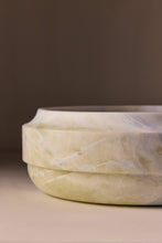 Load image into Gallery viewer, M. Fisher Large Bowl Lagoon Blue Marble Stone Decorative 3
