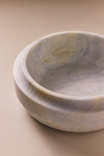 Load image into Gallery viewer, M. Fisher Large Bowl Lagoon Blue Marble Stone Decorative 4
