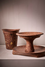 Load image into Gallery viewer, M. Fisher Large Decorative Bowl Stone Marble Brown Red Spotted Arrabida 3
