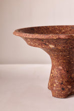 Load image into Gallery viewer, M. Fisher Large Decorative Bowl Stone Marble Brown Red Spotted Arrabida 4
