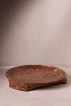 Load image into Gallery viewer, M. Fisher Large Decorative Bowl Tray Stone Marble Spotted Arrabida Red Orange 1
