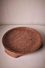 Load image into Gallery viewer, M. Fisher Large Decorative Bowl Tray Stone Marble Spotted Arrabida Red Orange 2
