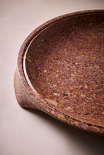 Load image into Gallery viewer, M. Fisher Large Decorative Bowl Tray Stone Marble Spotted Arrabida Red Orange 4
