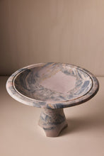 Load image into Gallery viewer, M. Fisher Large Decorative Bowl Tray Stone Marble Victoria Blu Blue Gray 7
