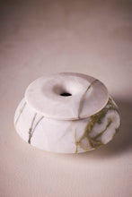 Load image into Gallery viewer, M. Fisher Stone Container Pocket Decorative Marble Linge Vert Green White 3
