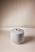 Load image into Gallery viewer, M. Fisher Urn Marble Stone Decorative Azul Cielo Container Luxury Blue Gray 1

