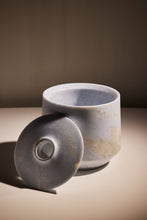 Load image into Gallery viewer, M. Fisher Urn Marble Stone Decorative Azul Cielo Container Luxury Blue Gray 2

