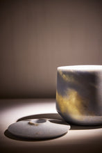 Load image into Gallery viewer, M. Fisher Urn Marble Stone Decorative Azul Cielo Container Luxury Blue Gray 5
