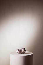 Load image into Gallery viewer, Matthew Fisher M.FISHER Stone Carved Marble Calacatta Viola Purple White Home Decor Candelabra Decorative Art

