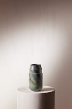 Load image into Gallery viewer, Matthew Fisher M.FISHER Stone carved green marble small short vase designer decorative home decor 


