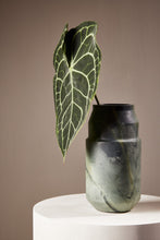 Load image into Gallery viewer, Matthew Fisher M.FISHER Stone carved green marble small short vase designer decorative home decor 

