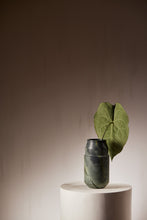 Load image into Gallery viewer, Matthew Fisher M.FISHER Stone carved green marble small short vase designer decorative home decor 

