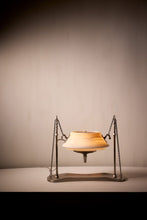 Load image into Gallery viewer, Matthew Fisher M.FISHER Carved Stone Marble Bronze White Onyx Lamp Lantern Decorative Sculpture 

